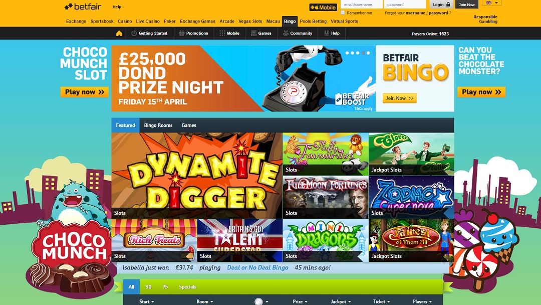 Betfair Bingo Review Bonus Codes, Games Info and Much More..