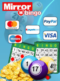 Available banking methods at Mirror Bingo